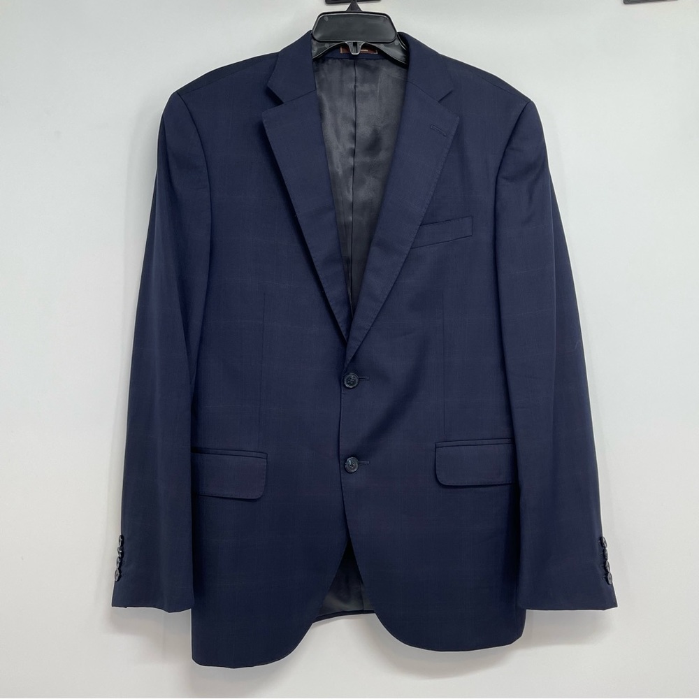 Peter Millar Crown Sport Coat Blazer Men’s 40 R Blue Plaid